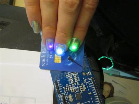 embedding nfc chips in acrylic